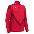 Anduin Training 1/4 Zip Top RED XXL Teknisk treningsgenser - Unisex