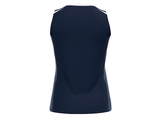 Lily Eco Sleeveless Shirt NAV/WHT M Teknisk kamp og treningsdrakt - Dame 