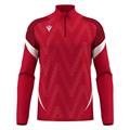 Starfall 1/4 zip RED/WHT S Treningstopp - Unisex