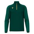 Isen Training 1/4 Zip Top BGRN/GOLD 3XL Teknisk treningsgenser - Unisex